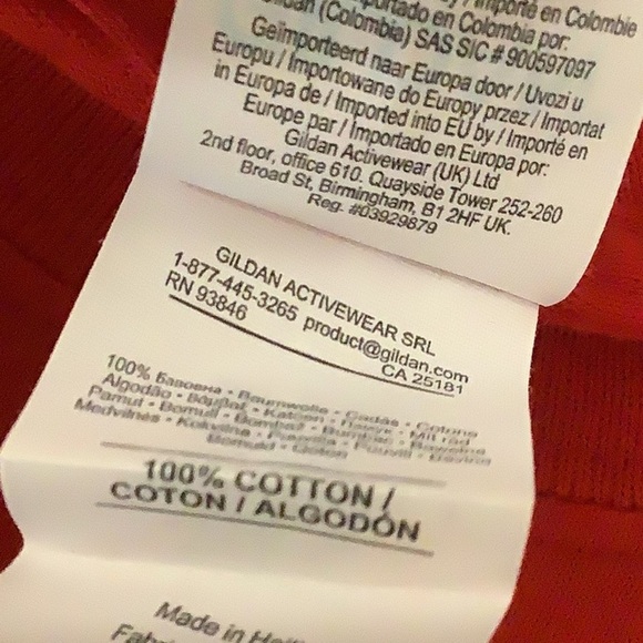 Gildan Size 2XL Red Salsa Cruise 20th Anniversary  Graphic Tee. New - Picture 5 of 5